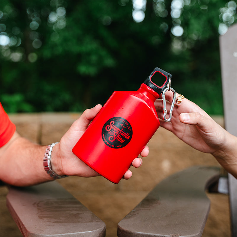 17 oz Canteen Bottle - Red