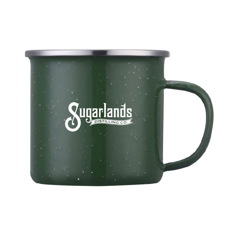 16oz Enamel Camp Mug - Green