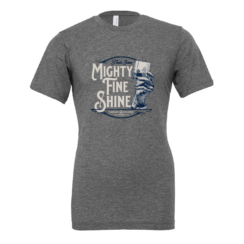 Might Fine Shine Tee - Deep Heather Grey