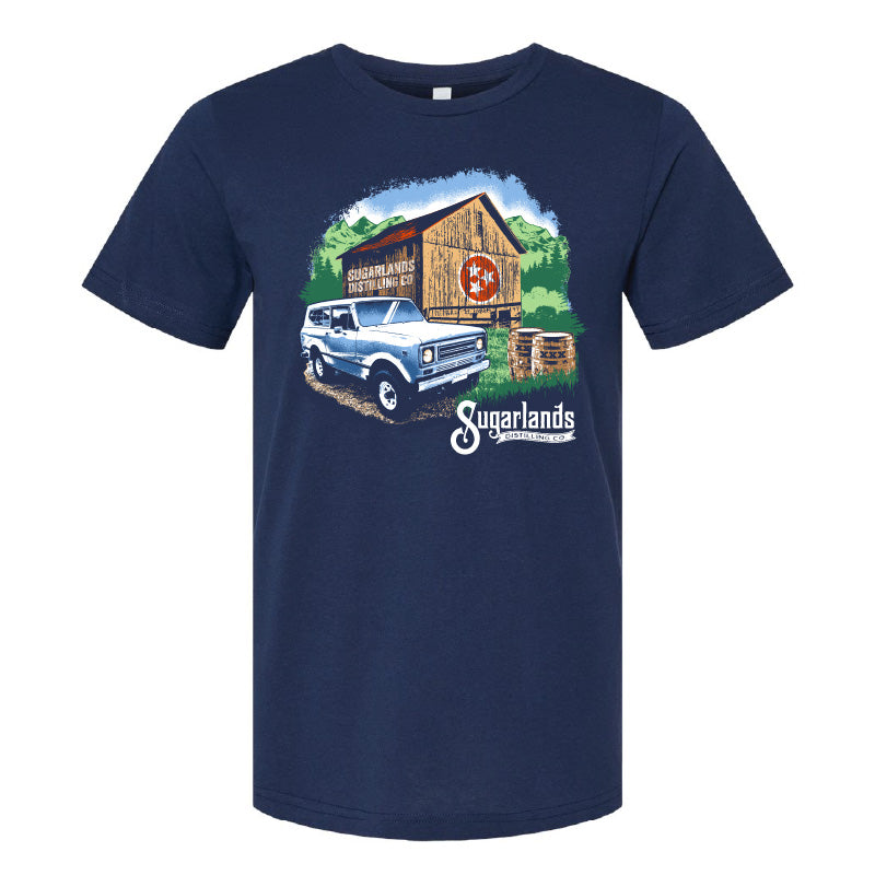 Rustic Shine Barn Tee - Navy