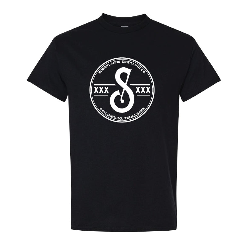 Power S Logo Tee - Black