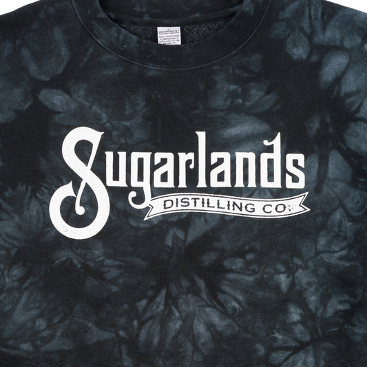 SDC Crew Sweatshirt - Black Tie Dye