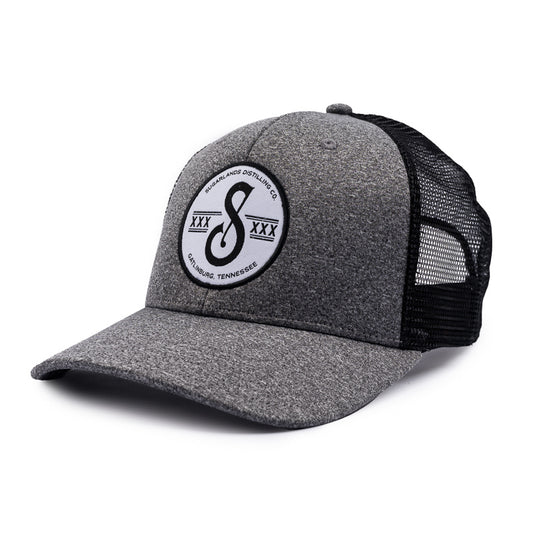 Soft Badge Cap - Heather Black