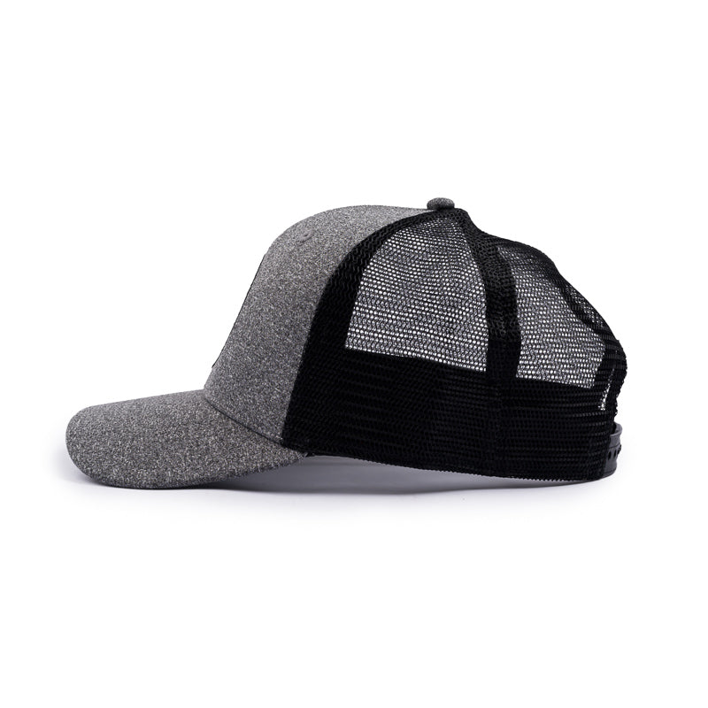 Soft Badge Cap - Heather Black