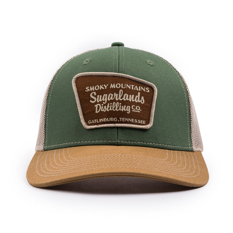 Smoky Mountains Cap - Olive / Khaki / Gold