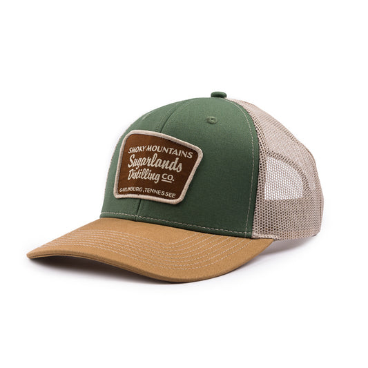 Smoky Mountains Cap - Olive / Khaki / Gold