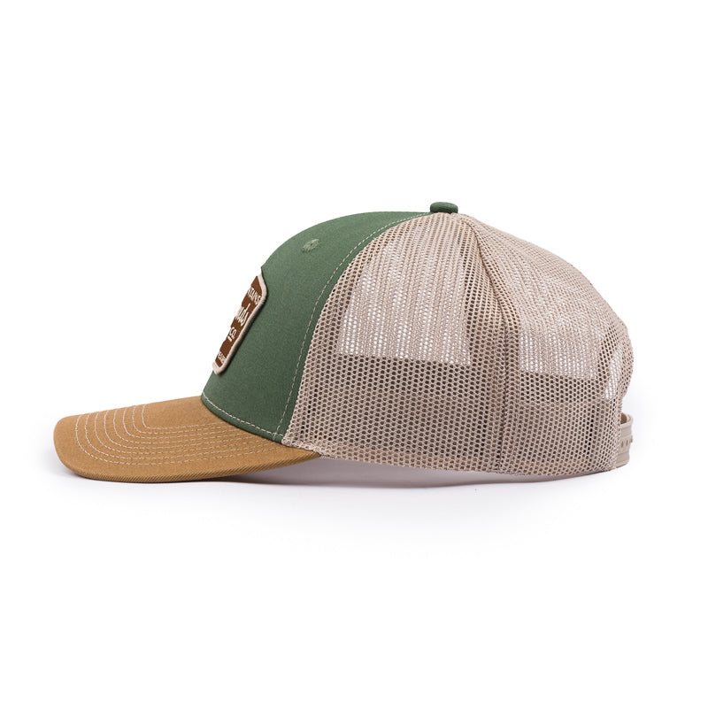 Smoky Mountains Cap - Olive / Khaki / Gold