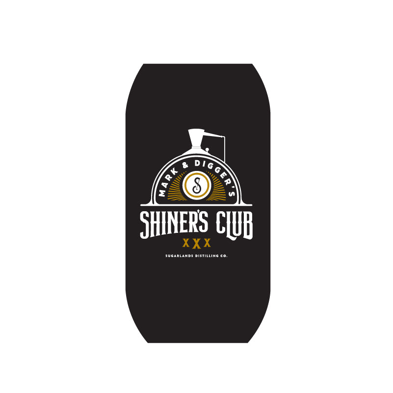 Shiner's Club Mason Jar Koozie - Black