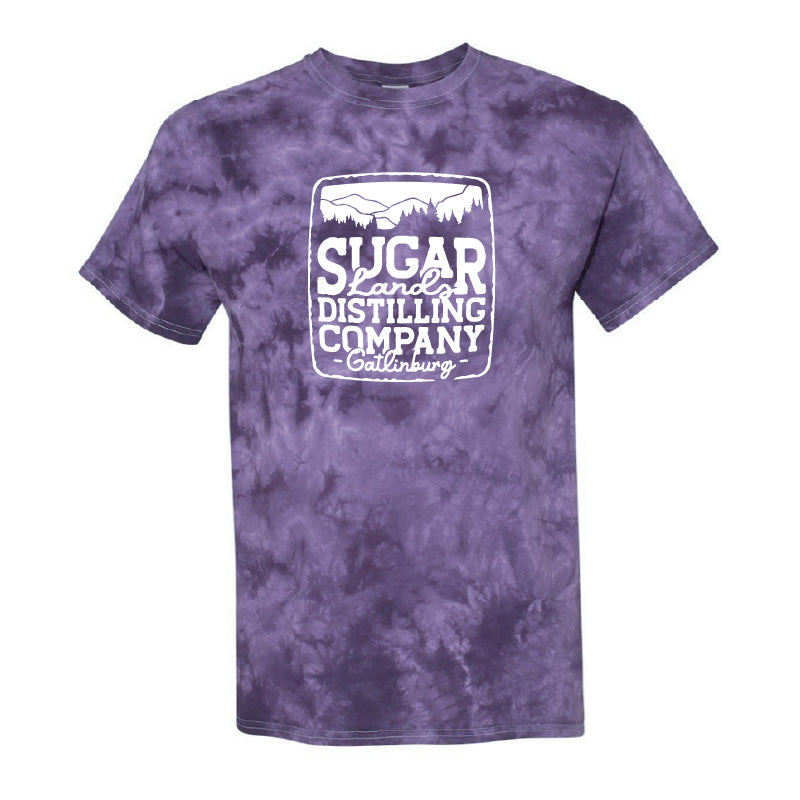 SUGAR Lands Tee - Purple Tie Dye