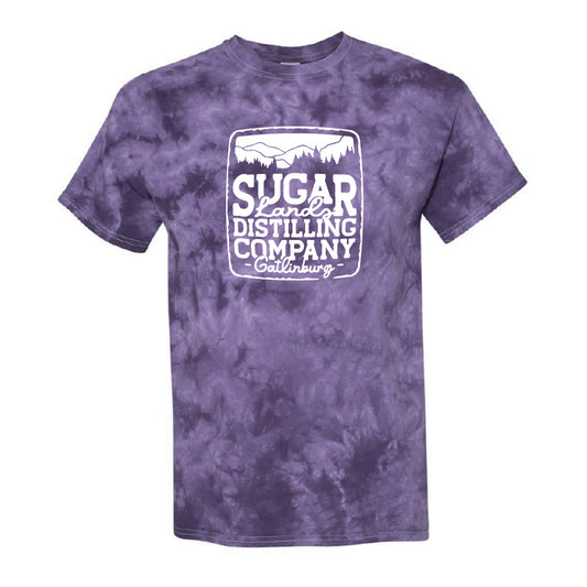 SUGAR Lands Tee - Purple Tie Dye - CLEARANCE