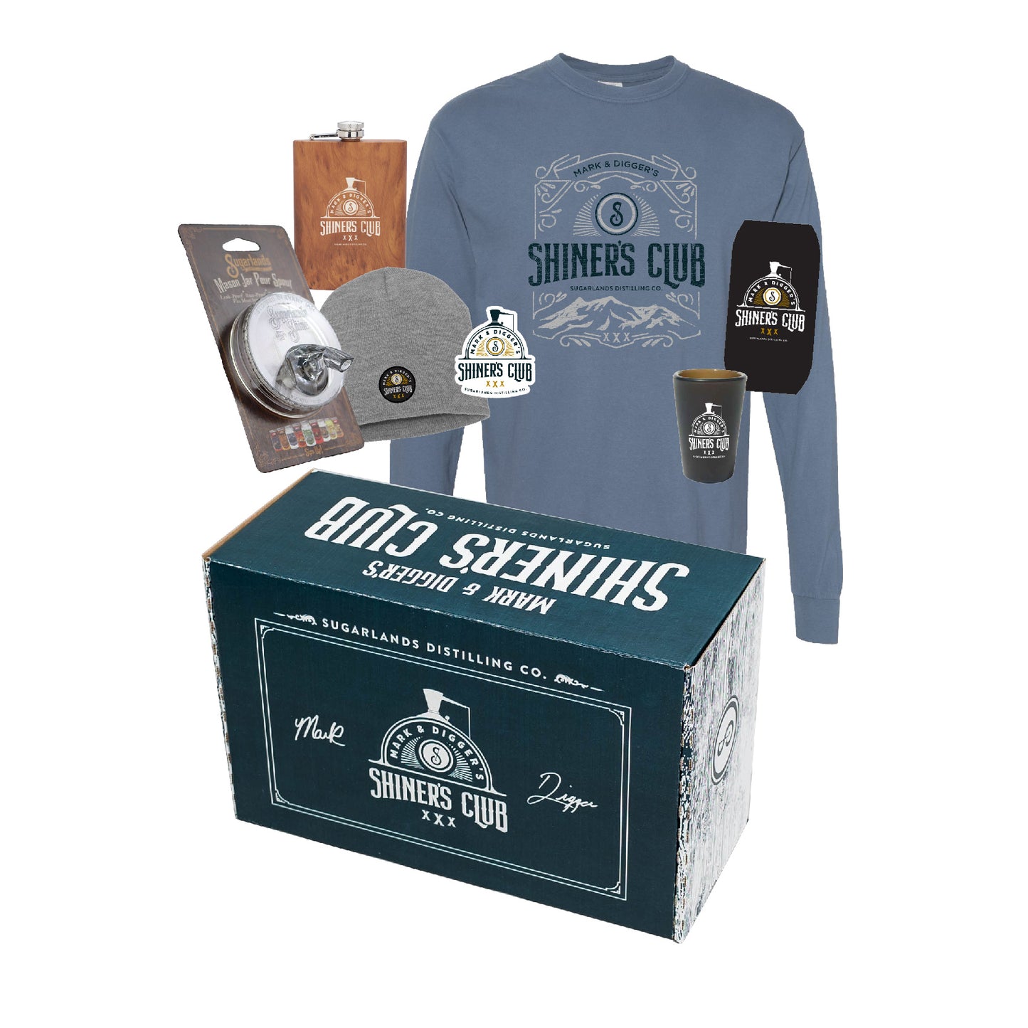 Shiner's Club Signature Stash Box w/ Long Sleeve Tee