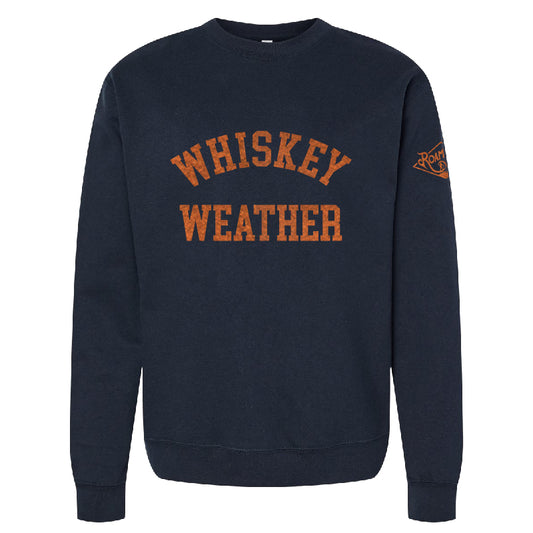 Roaming Man Whiskey Weather Crew Sweatshirt - Navy