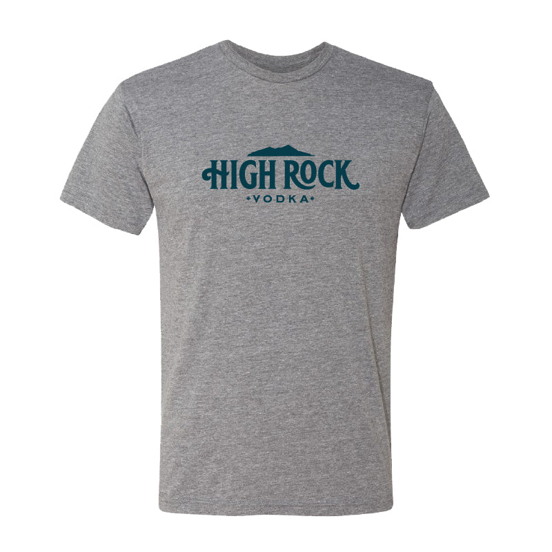 High Rock Vodka Logo Tee - Heather Grey