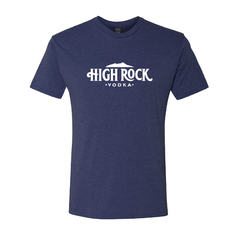 High Rock Vodka Logo Tee - Vintage Navy