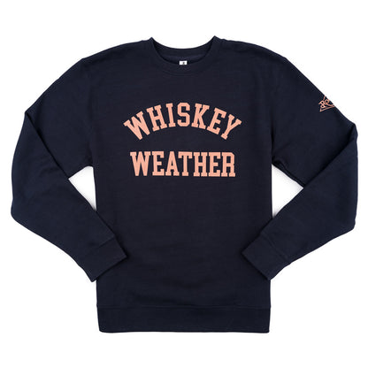 Roaming Man Whiskey Weather Crew Sweatshirt - Navy
