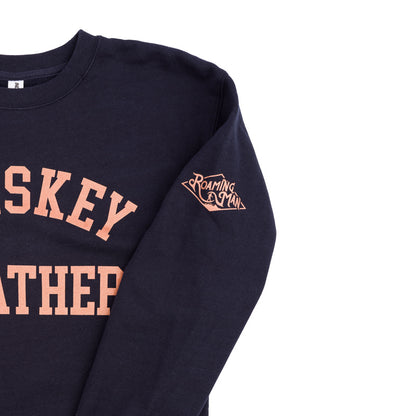 Roaming Man Whiskey Weather Crew Sweatshirt - Navy