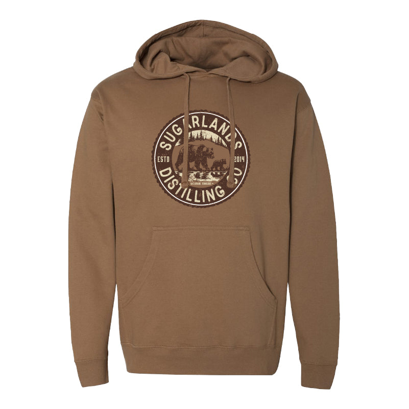 Distilling Co Hooded Sweatshirt - Saddle Brown