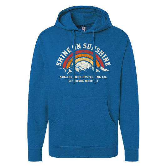 Shine on Sunshine Hooded Sweatshirt - Royal Heather