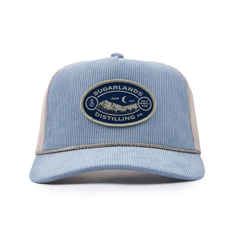 Moonglow Corduroy Cap - Light Blue / Sand