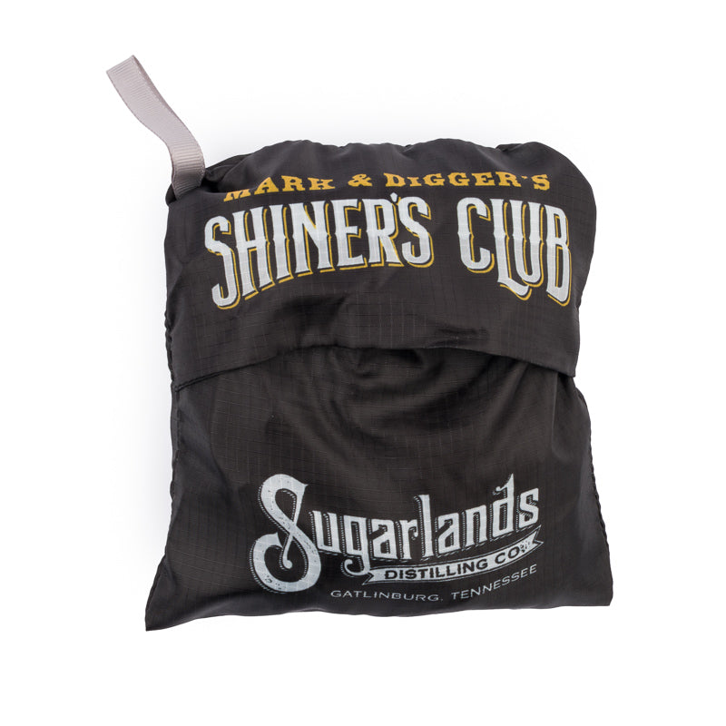 Shiner's Club Collapsible Backpack - Black - CLEARANCE