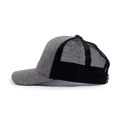 Soft Badge Cap - Heather Black