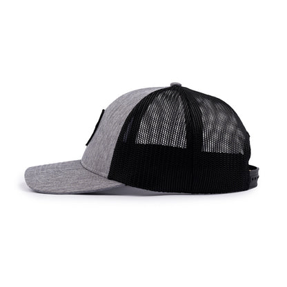 Tri Star Cap - Heather Grey / Black