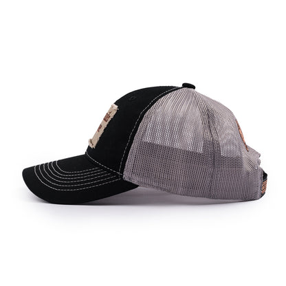 Stories Mesh Back Cap - Black / Grey