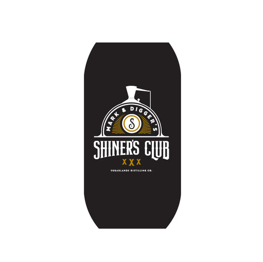 Shiner's Club Mason Jar Koozie - Black